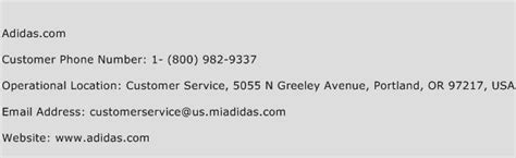 adidas contact number